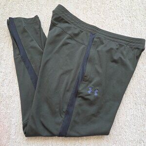 Under Armour Men's Sportstyle Pique Jogger Track Pants Athletic Dark Green XL